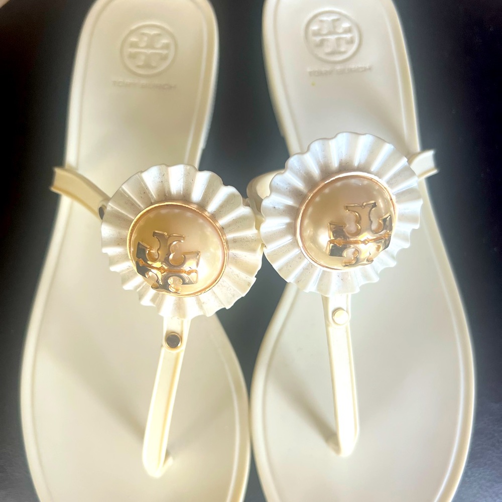 Tory Burch sandals with gold hardware size 9